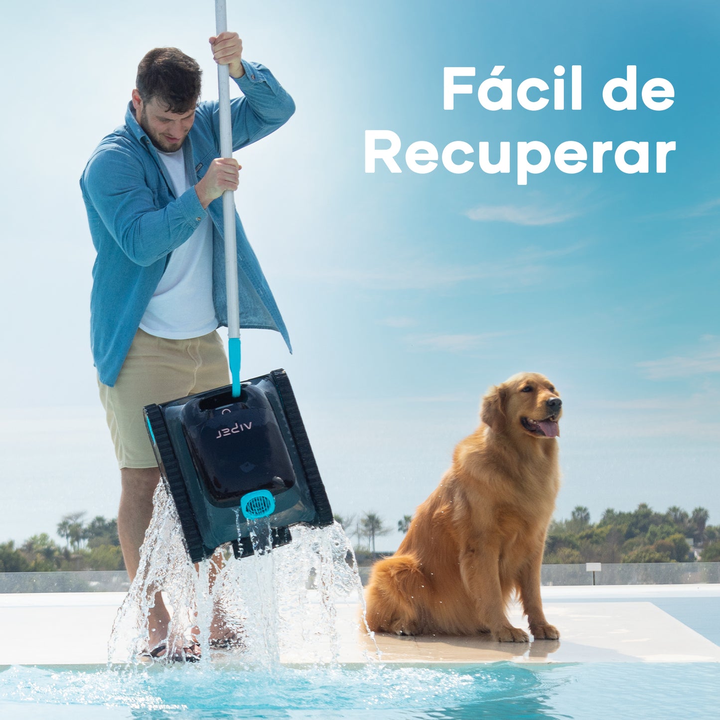 Aiper Scuba S1 robot limpia piscina inalámbrico