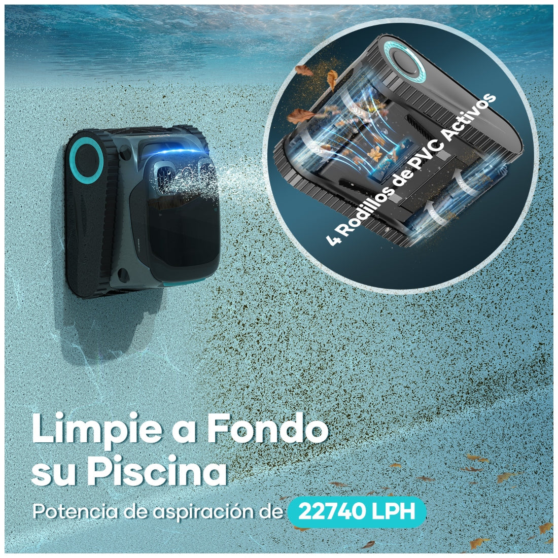 Aiper Scuba S1 PRO robot limpia piscina inalámbrico