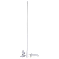 Antena VHF marino fibra de vidrio Tram 1607 con soporte y cable