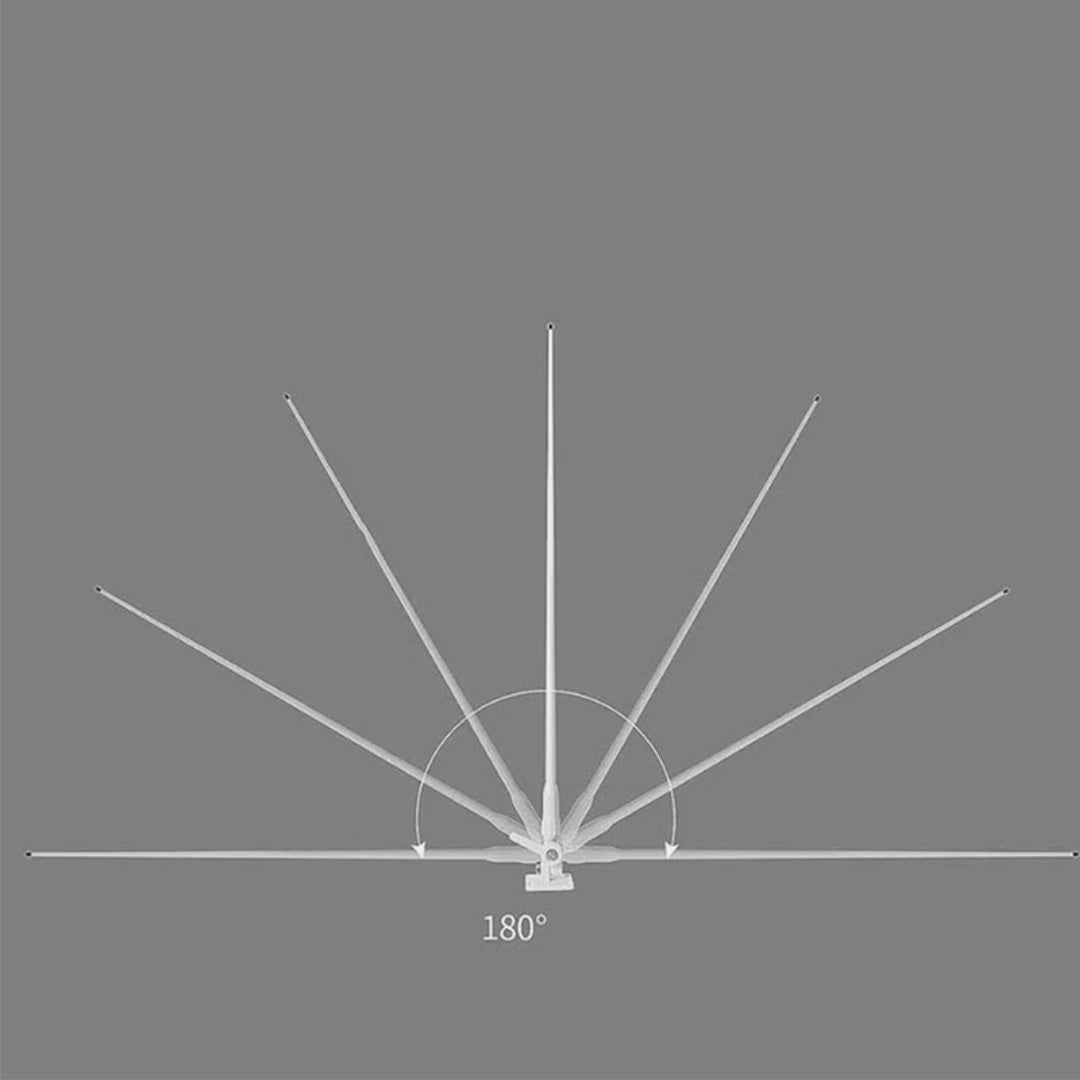 MRF105V-M01 Antena VHF marino fibra 1.10 mts 3.5 dBi con soporte y cable