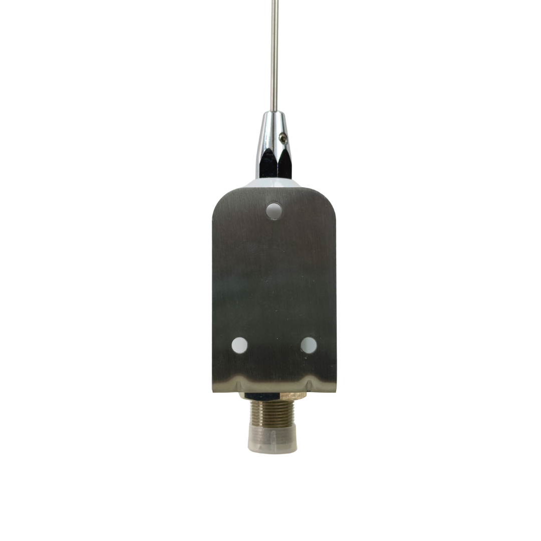 SD-MRS136 Antena VHF Marina tipo latigo 1.10 mts 3.5 dBi con soporte en L