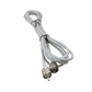 SD-MRS136 Antena VHF Marina tipo latigo 1.10 mts 3.5 dBi con soporte en L