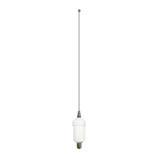 SD-MRS136 Antena VHF Marina tipo latigo 1.10 mts 3.5 dBi con soporte en L