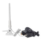 ANTENA VHF MARINA DE FIBRA 5 DBi DE 1.10 MTS DE ALTURA CON BASE/CABLE INCLUIDO