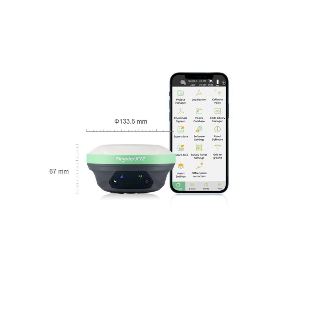 X1 ANTENA GNSS CON ACCESORIOS PARA BASE